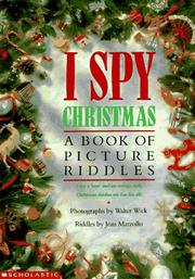I Spy Christmas: A Book of Picture Riddles book cover